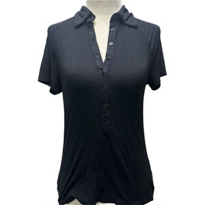 ROBIN KAY Vintage Black Polo Tee M